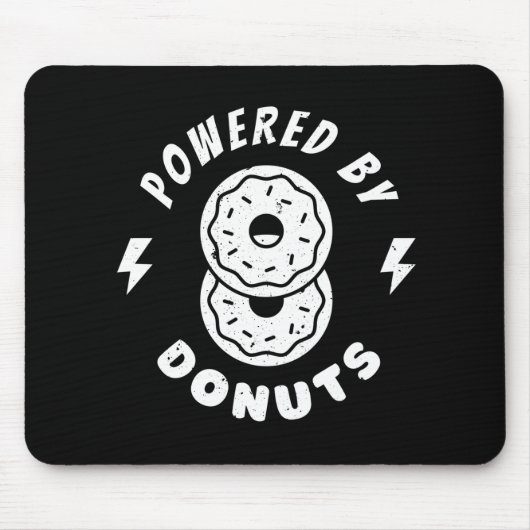 Von Donuts angetrieben Mousepad (Vorne)