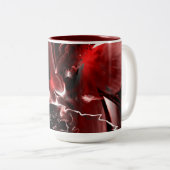 Von Dunkelheit zu Licht Zweifarbige Tasse (VorderseiteRechts)