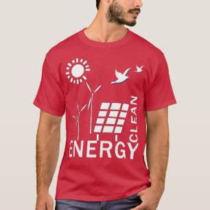 von Earth Day Gift Solar Energy Wind Energy Renewa T-Shirt