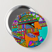 Von EDDArt gezeichnet - Pharao 1 Button (Vorne & Hinten)