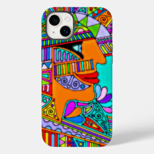 Von EDDArt gezeichnet - Pharao 1 Case-Mate iPhone 14 Plus Hülle