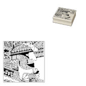 Von EDDArt gezeichnet - Pharao 1 Gummistempel (Stempel)