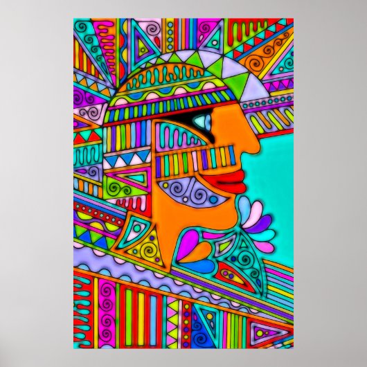 Von EDDArt gezeichnet - Pharao 1 Poster (Vorne)