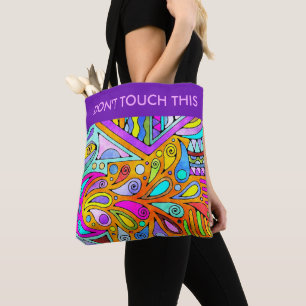 Von EDDArt handgezeichnet - Blah Blah Blah 1 Tasche