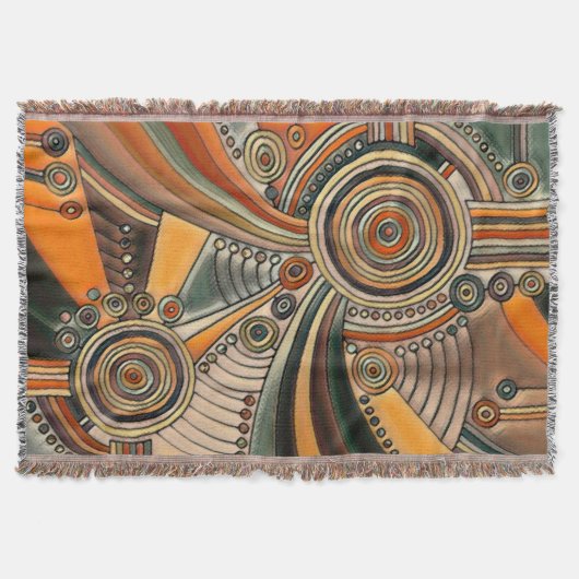 Von EDDArt handgezeichnet - Gedanken 1 Decke (Vorderseite)