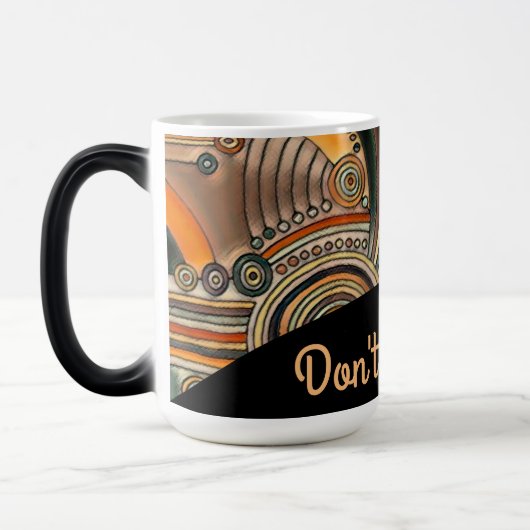 Von EDDArt handgezeichnet - Gedanken 1 Verwandlungstasse (Links)