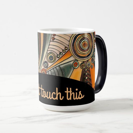 Von EDDArt handgezeichnet - Gedanken 1 Verwandlungstasse (VorderseiteRechts)