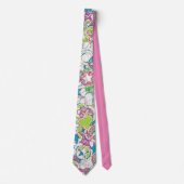 Von EDDArt handgezeichnet - Sterne und Herzen 1 Krawatte (Vorderseite)