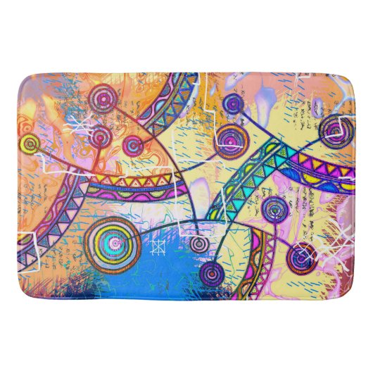 Von EDDArt handgezeichnet - Traumskala 1 Badematte (Vorderseite)