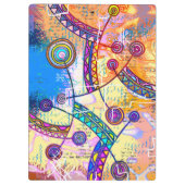 Von EDDArt handgezeichnet - Traumskala 1 Klemmbrett (Rückseite)