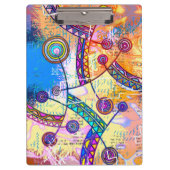 Von EDDArt handgezeichnet - Traumskala 1 Klemmbrett (Vorderseite)