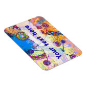 Von EDDArt handgezeichnet - Traumskala 1 Magnet (Rechte Seite)