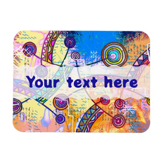 Von EDDArt handgezeichnet - Traumskala 1 Magnet (Horizontal)