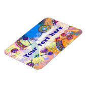 Von EDDArt handgezeichnet - Traumskala 1 Magnet (Linke Seite)