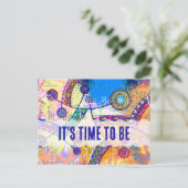 Von EDDArt handgezeichnet - Traumskala 1 Postkarte (Stehend Vorderseite)