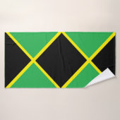 von Eddie Monte'Jamaican Badehandtuch (Badehandtuch)