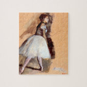 Von Edgar Degas Stehender Tänzer, Vintage Ballettk Puzzle (Vertikal)