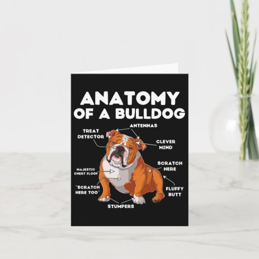 von einem Bulldog Karte (Vorderseite)
