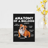 von einem Bulldog Karte (Gelbe Blume)