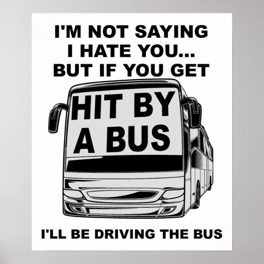 Von einem Bus-Sternenposter treffen Poster (Vorne)