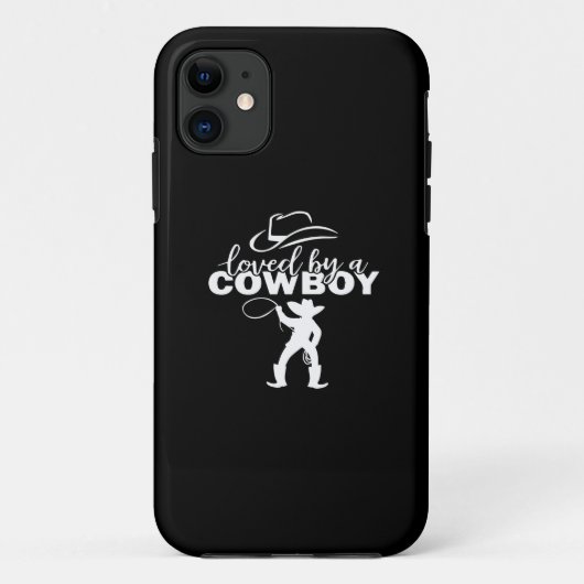 von einem Cowboy geliebt Case-Mate iPhone Hülle (Rückseite)