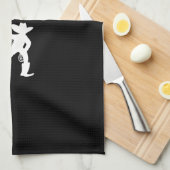 von einem Cowboy geliebt Geschirrtuch (Viertel Falte)