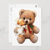 Von einem Engel geküsst Postkarte (Vorne/Hinten)