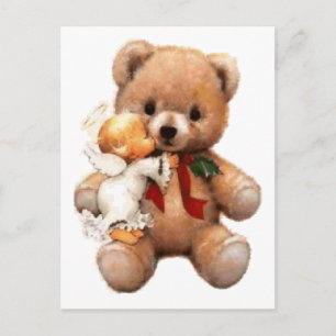 Von einem Engel geküsst Postkarte