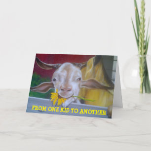 VON EINEM "ERWACHSENEN" KID ZU EINER ANDEREN GEBUR KARTE