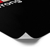 Von einem falschen Weg zum rechten Weg Poster (Ecke)