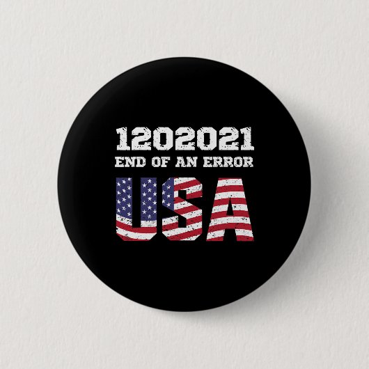 von einem Fehler Biden Harris Einweihung 12021 Jan Button (Vorderseite)