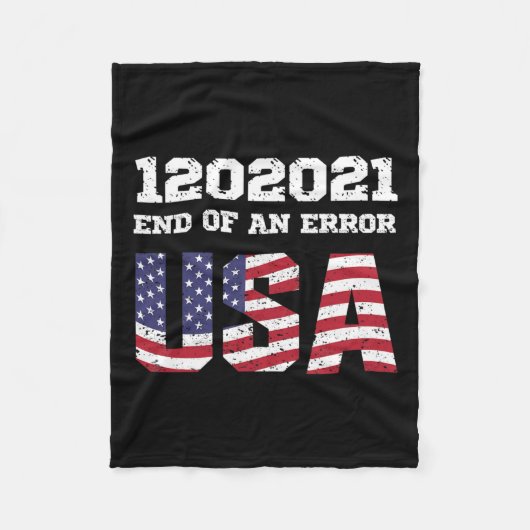 von einem Fehler Biden Harris Einweihung 12021 Jan Fleecedecke (Vorderseite)