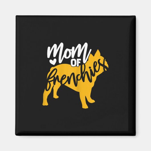 von einem französischen Bulldog 1 Magnet (Vorne)