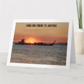 von einem Freund zu einem anderen sichere Reisen Karte (Vorderseite)