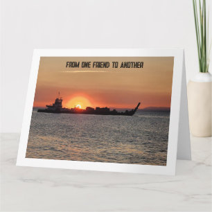 von einem Freund zu einem anderen sichere Reisen Karte