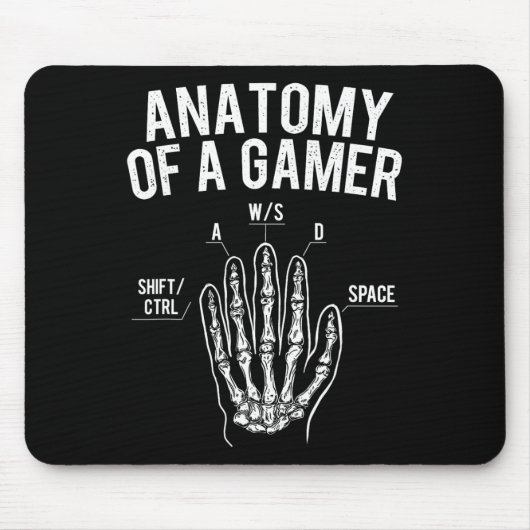 Von einem Gamer - Gaming Video Game Lover Console Mousepad (Vorne)
