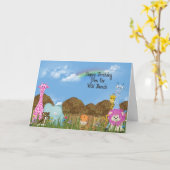 Von einem Jungle-Geburtstag Karte (Gelbe Blume)