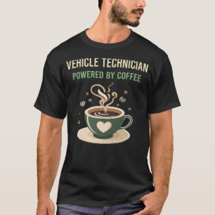 Von einem Kaffeemaschinen angetrieben T-Shirt