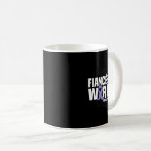 von einem kriegerischen Fibromyalgie-Bewusstsein Kaffeetasse (VorderseiteRechts)