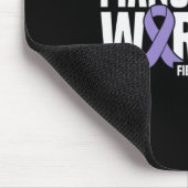 von einem kriegerischen Fibromyalgie-Bewusstsein Mousepad (Ecke)