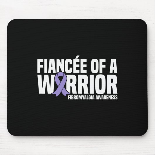 von einem kriegerischen Fibromyalgie-Bewusstsein Mousepad (Vorne)