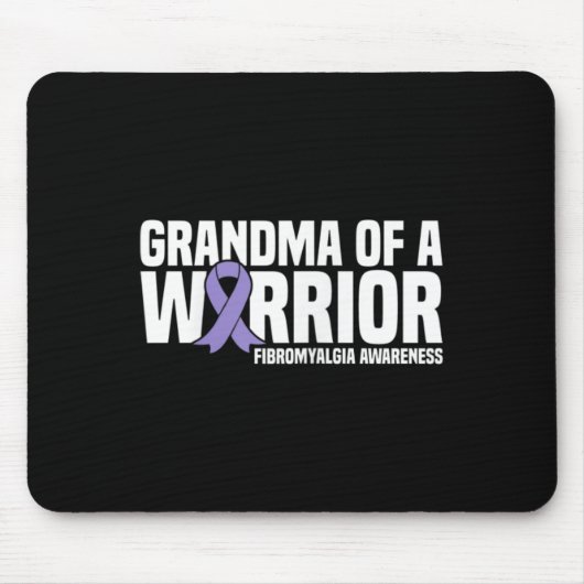 von einem kriegerischen Fibromyalgie-Bewusstsein Mousepad (Vorne)