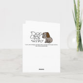 Von einem Krokodil gegessen Karte (Rückseite)