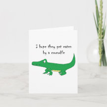 Von einem Krokodil gegessen