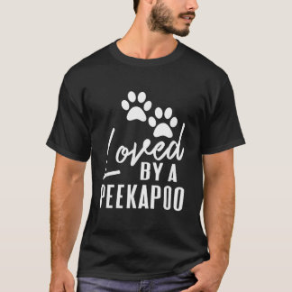 Von einem Peekapoo gemischte Rasse Hunde Mama oder T-Shirt