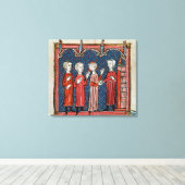 Von einem Priester begangene Vergebung und Verbrec Leinwanddruck (Insitu (Holzboden))