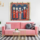 Von einem Priester begangene Vergebung und Verbrec Leinwanddruck (Insitu (Wohnzimmer))