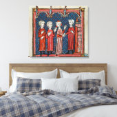 Von einem Priester begangene Vergebung und Verbrec Leinwanddruck (Insitu (Schlafzimmer))