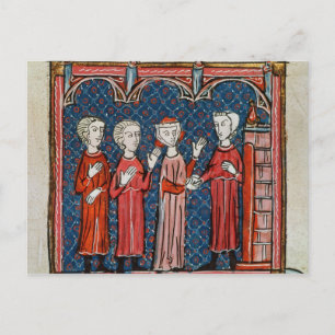 Von einem Priester begangene Vergebung und Verbrec Postkarte