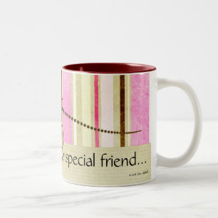 Von einem speziellen Freund… Zweifarbige Tasse